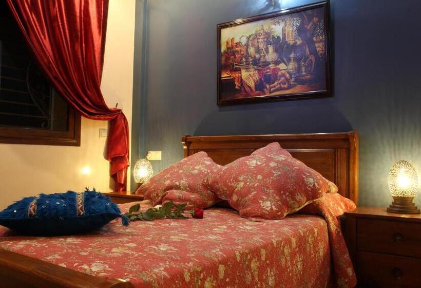 标准间带游泳池, Riad Mimosa