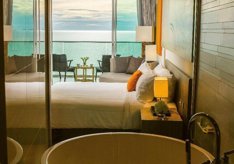 Habitación Premium Vista al Mar., Mövenpick Siam Hotel Na Jomtien Pattaya