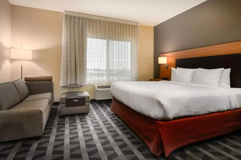 キングサイドベッドのスタンダードワンルーム, Towneplace Suites By Marriott Houston Galleria Area