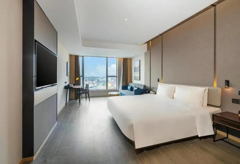 キングサイズベッドのスタンダードルーム, Atour Hotel Dongguan Fenggang