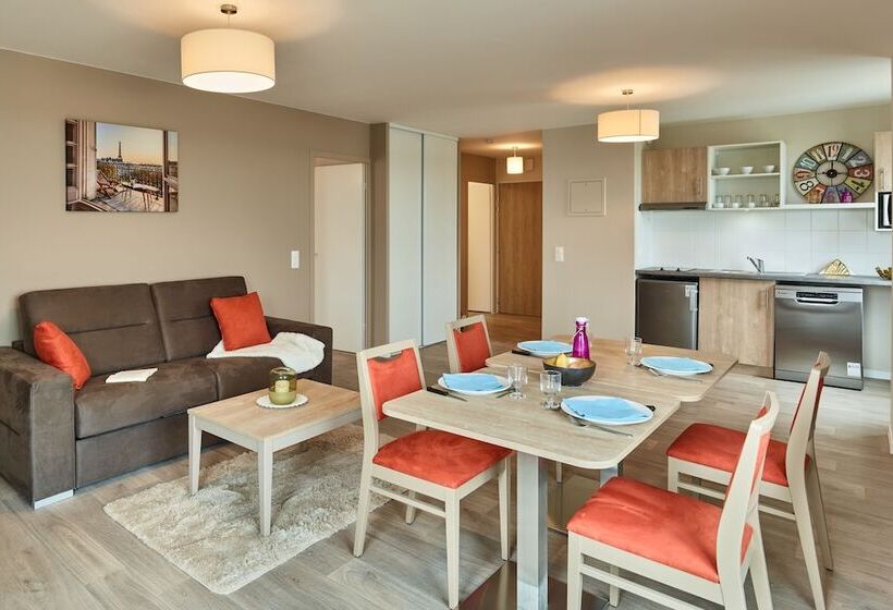 Апартаменты 1 Спальня, Zenao Appart Hôtels Montreuil
