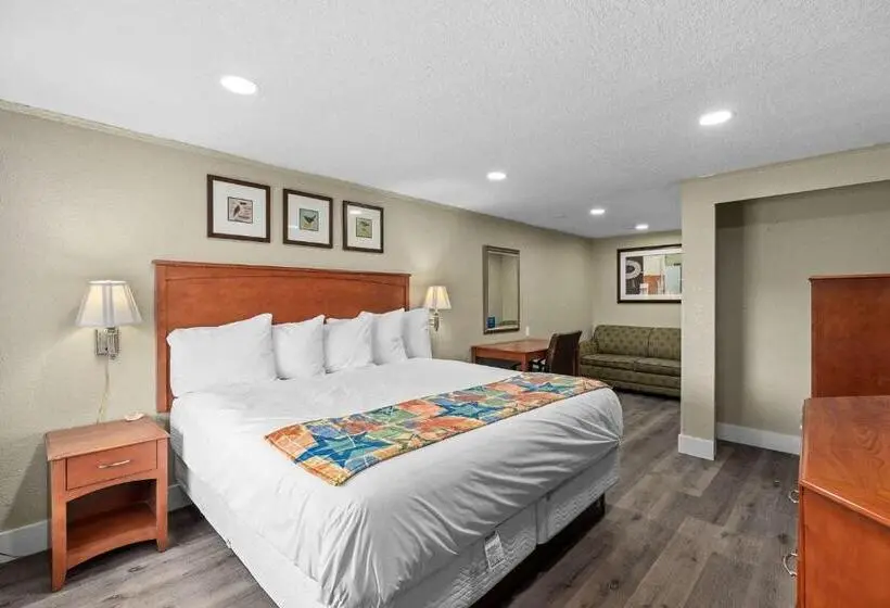 キングサイズベッドのスタンダードルーム, Travelodge By Wyndham Kissimmee/orlando