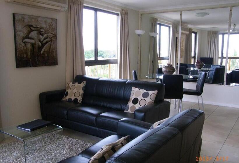 침실 2개 바다 전망 아파트, Coral Towers Holiday Suites