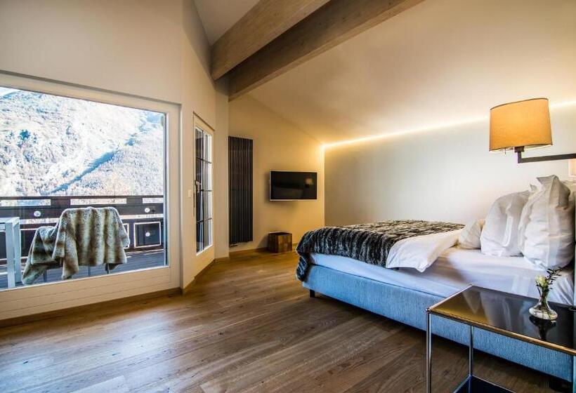 带两个卧室的顶楼公寓, Waldhotel Fletschhorn   Panoramic Retreat In Saas Fee