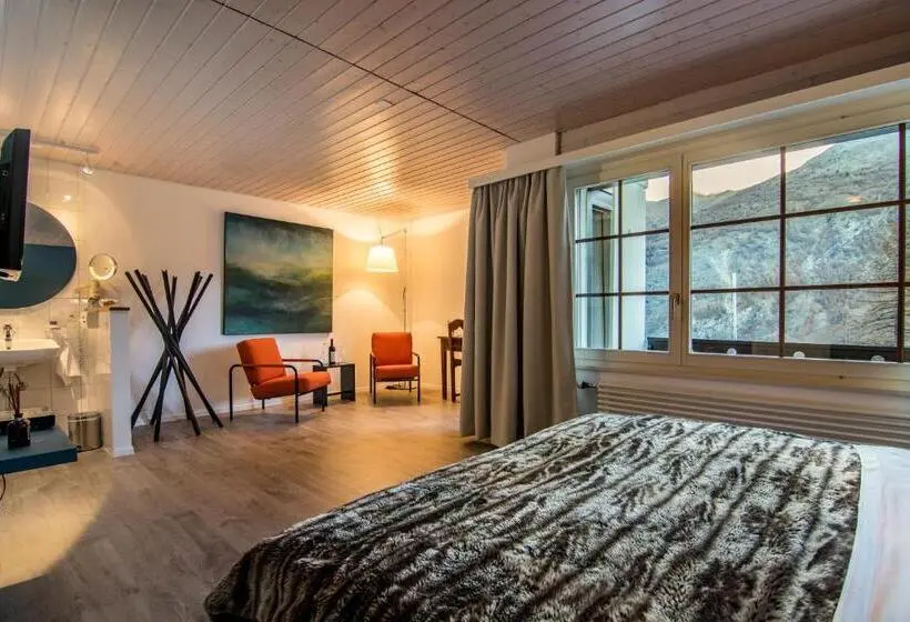 コンフォートルーム, Waldhotel Fletschhorn   Panoramic Retreat In Saas Fee