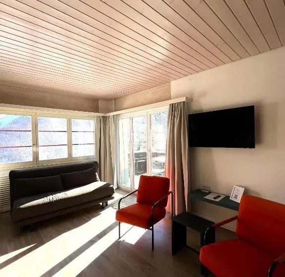 コンフォートルーム, Waldhotel Fletschhorn   Panoramic Retreat In Saas Fee