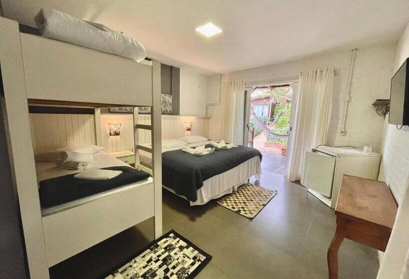 חדר סטנדרט לארבעה, Pousada Canto Da Vigia