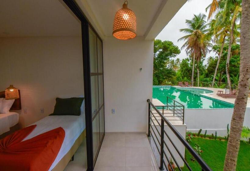 חדר דלוקס לשלושה עם נו לים, Milie Lounge Pousada