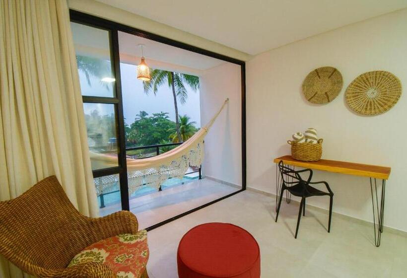 חדר דלוקס נוף לים, Milie Lounge Pousada