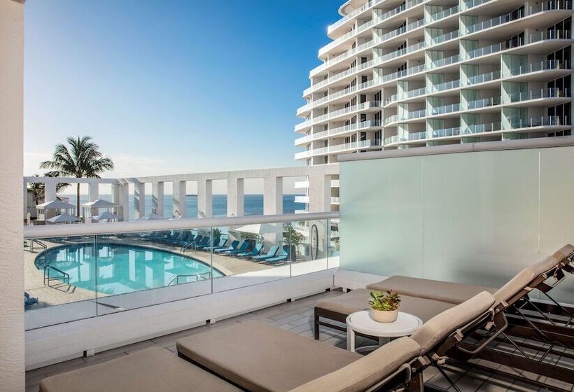 침실 1개 복층 룸, Conrad Fortlauderdale Beach