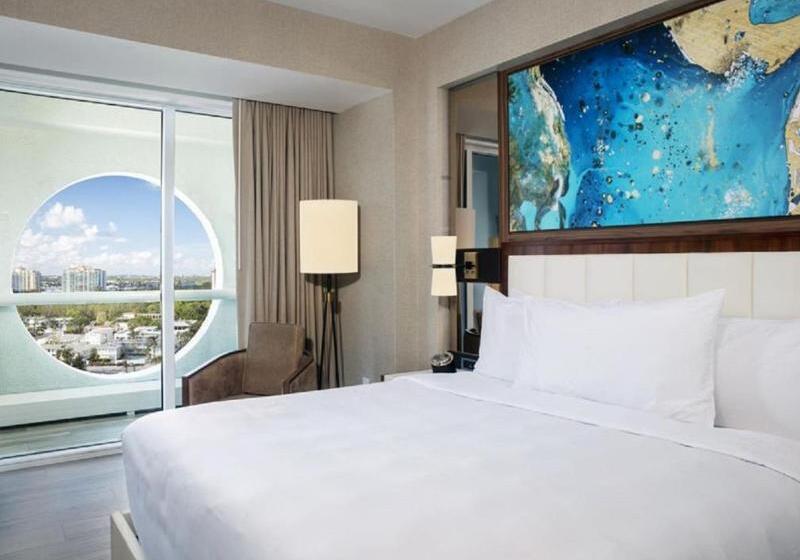 可观景的套房, Conrad Fortlauderdale Beach
