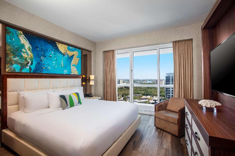 带1个卧室的带海景的公寓, Conrad Fortlauderdale Beach