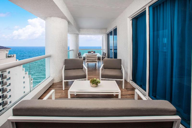 带1个卧室的带海景的公寓, Conrad Fortlauderdale Beach