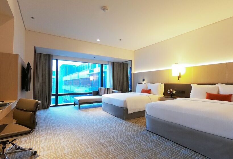 اتاق استاندارد با 2 تخت دوبل, Taipei Marriott