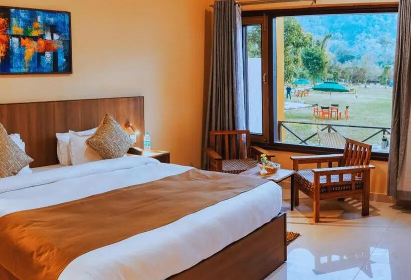 Standard-huone Puutarhanäkymä, Corbett River Valley Resort