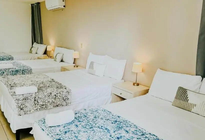 اتاق استاندارد چهارنفره با چشم‌انداز باغ, La Ruta Hotel Corporativo