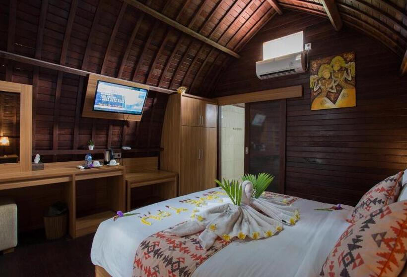 غرفة قياسية مطلّة علي حمام السباحة, Klumpu Hill Villas Nusa Penida