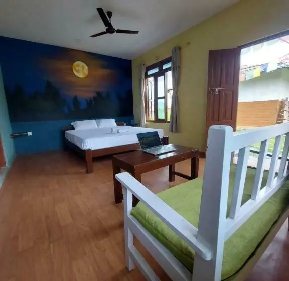 اتاق خانوادگی با چشم‌انداز باغ, Green Chwadi Nature Retreat