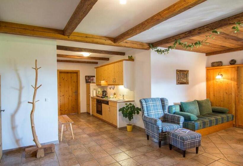 침실 1개 발코니 아파트, Brüglhuberhof