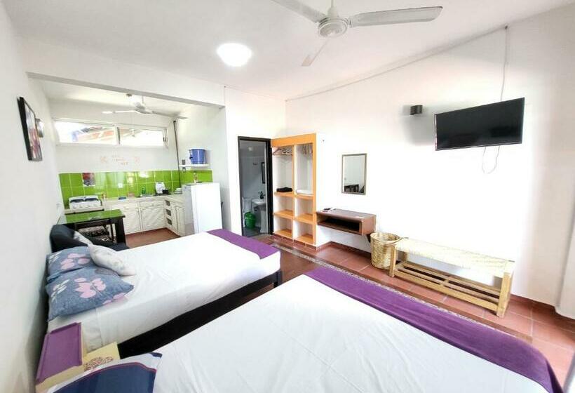 إستديو قياسى مطل على حمام السباحة, Casa Puerto Bonito & Private Coworking