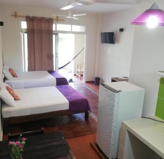 带露台的标准工作室, Casa Puerto Bonito & Private Coworking