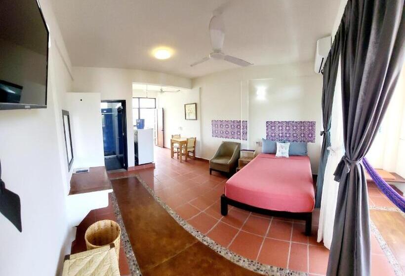 إستديو قياسى مزود بشرفة, Casa Puerto Bonito & Private Coworking