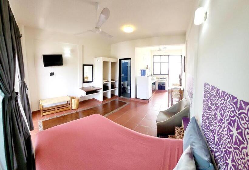 إستديو قياسى مزود بشرفة, Casa Puerto Bonito & Private Coworking