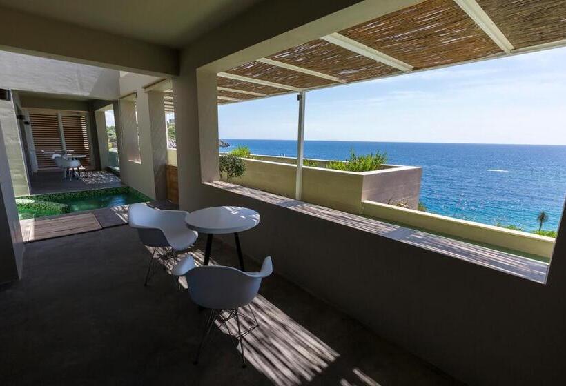 套房配有游泳池, Folie Marine Beach Hotel Club