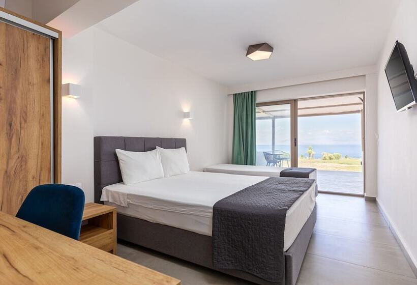 غرفة ديلوكس مطلّة علي البحر, Anasa Corfu