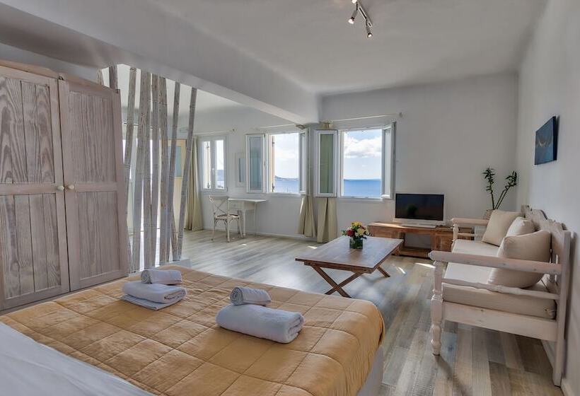 חדר דלוקס לשלושה עם נו לים, Withinn Mykonos Suites