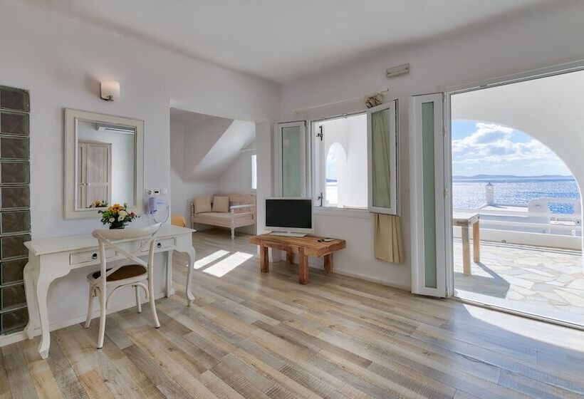 חדר דלוקס לשלושה עם נו לים, Withinn Mykonos Suites