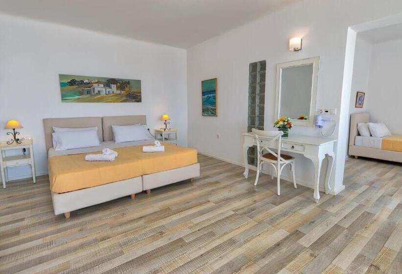 חדר דלוקס לשלושה עם נו לים, Withinn Mykonos Suites