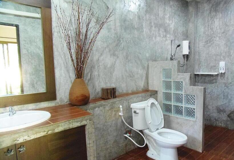 1침실 빌라 정원 전망, Pai My Guest Resort   Sha Plus