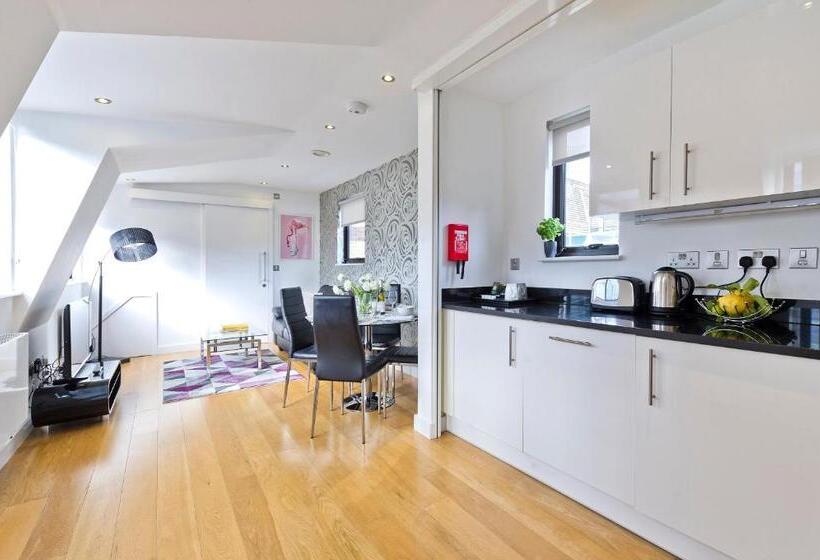 １ベッドルームペントハウスアパート, Red Lion Court By City2stay