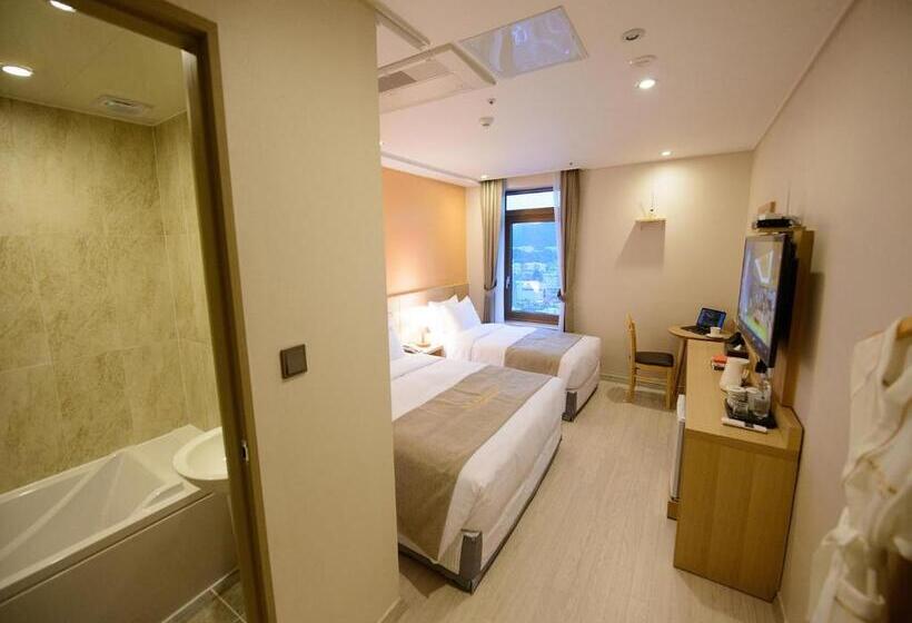 带城市景观的高级房间, Haeundae Marianne