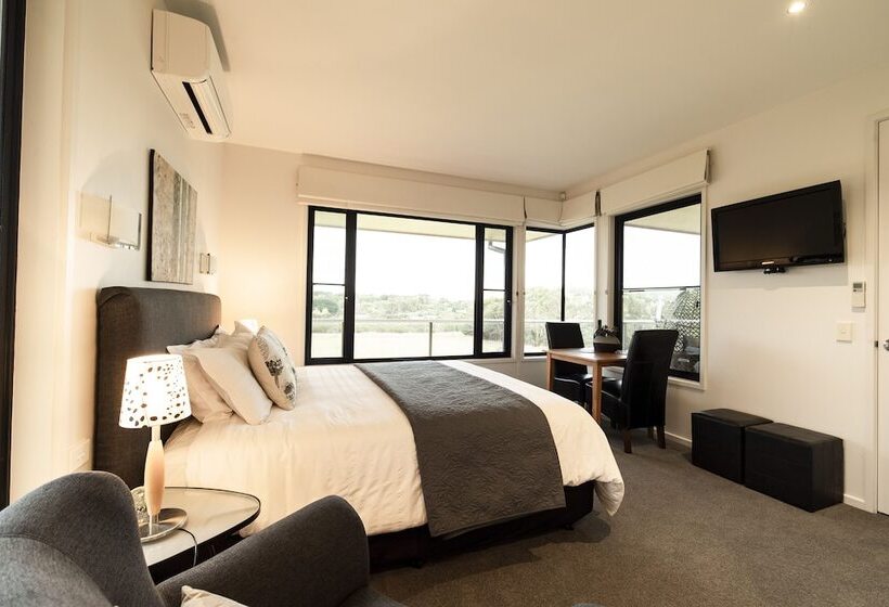 침실 1개 디럭스 아파트, Hilltop Apartments Phillip Island Adults Only