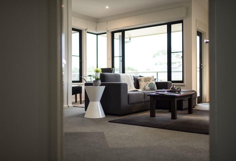 침실 1개 디럭스 아파트, Hilltop Apartments Phillip Island   Adults Only