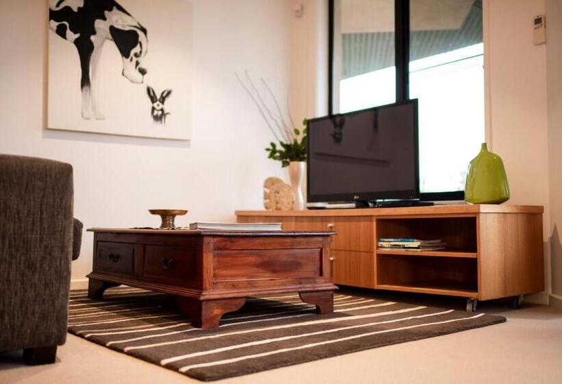 带1个卧室带花园景观的公寓, Hilltop Apartments Phillip Island   Adults Only