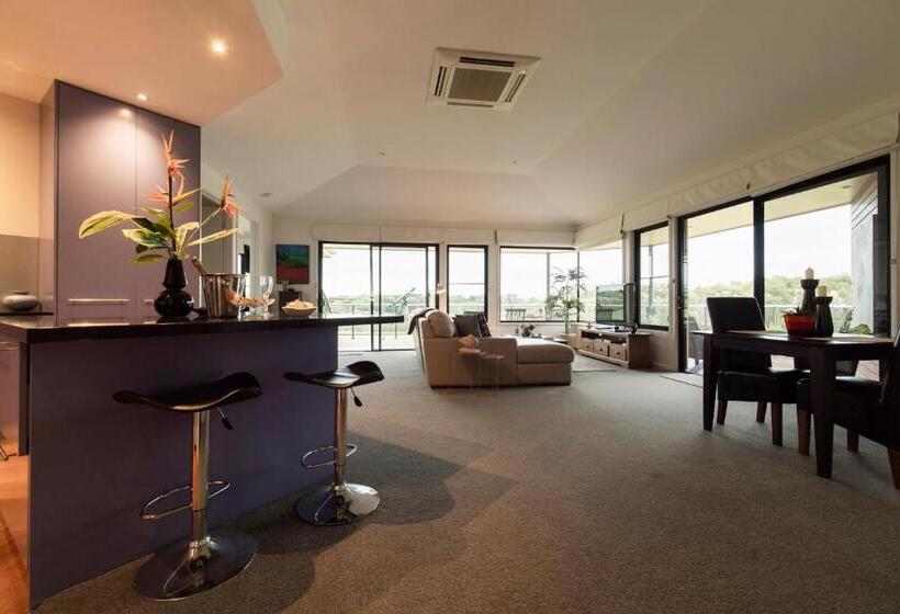 침실 1개 디럭스 아파트, Hilltop Apartments Phillip Island   Adults Only