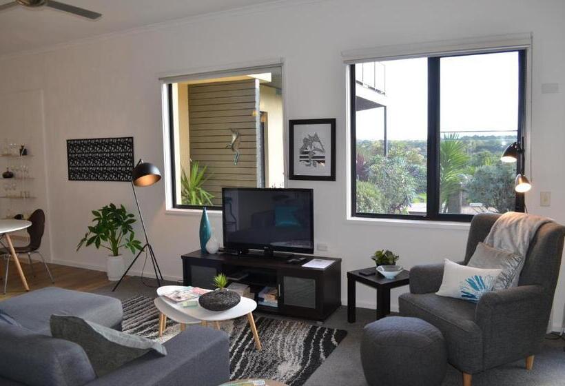 带1个卧室带花园景观的公寓, Hilltop Apartments Phillip Island   Adults Only