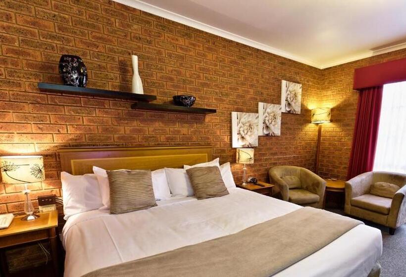غرفة ديلوكس سرير كينج, Central Yarrawonga Motor Inn