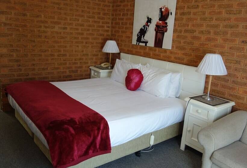 غرفة ديلوكس سرير كينج, Central Yarrawonga Motor Inn