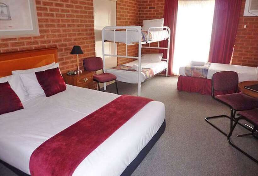 غرفة عائلية, Central Yarrawonga Motor Inn