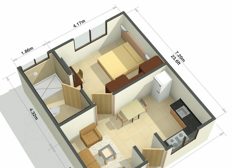 套房, Residence Inn Suites Cristina