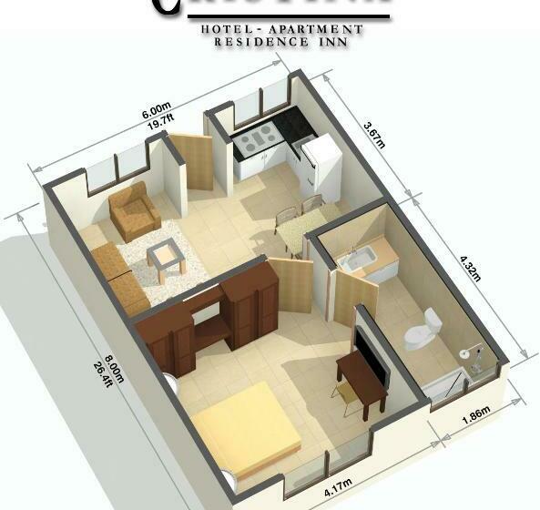 行政套房, Residence Inn Suites Cristina