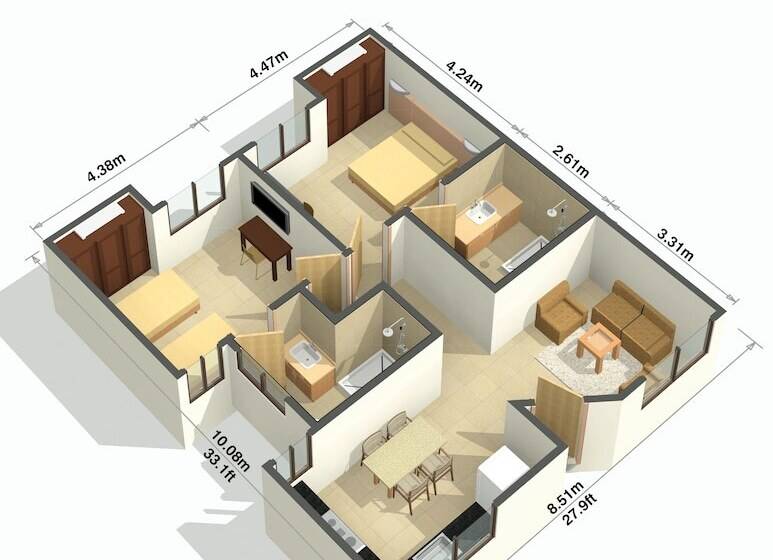 سوییت سوپریور, Residence Inn Suites Cristina