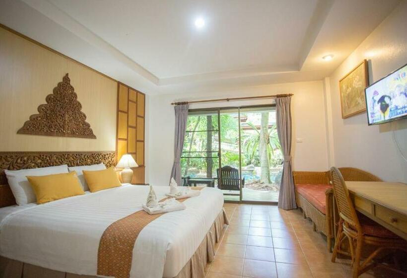 חדר סטנדרט נוף לבריכה, 100 Islands Resort & Spa