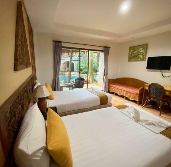 חדר סטנדרט נוף לבריכה, 100 Islands Resort & Spa