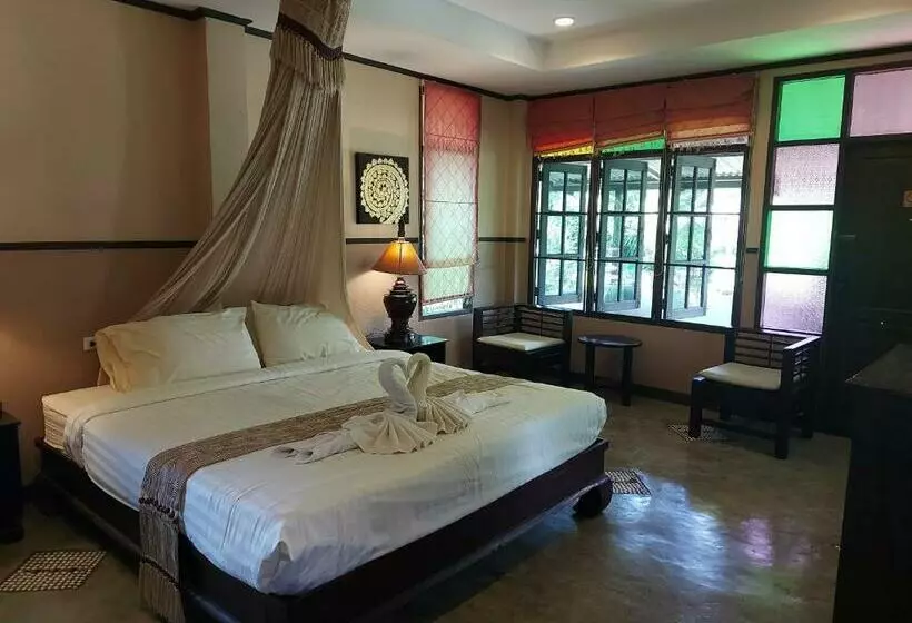 Villa 1 Makuuhuone, Baan Chai Thung Resort