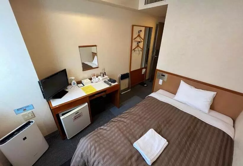 ダブルベッドのベーシックルーム, Axia Inn Kushiro